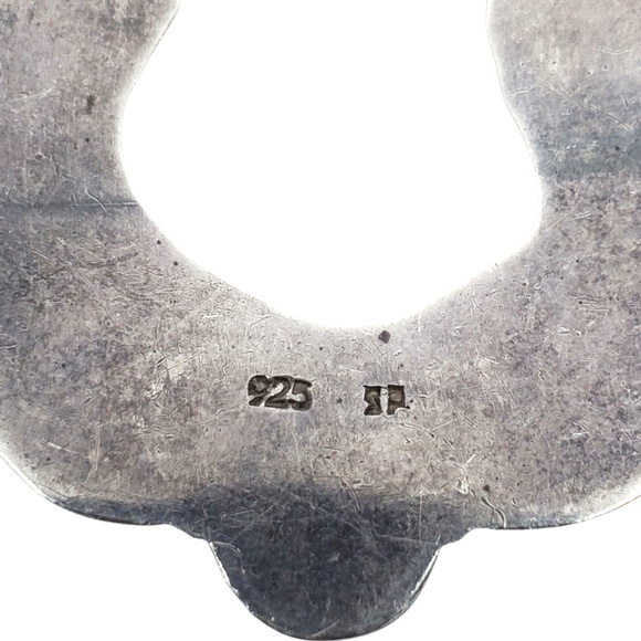 Sterling Silver Two Tone Layered Heart Shape Pendant Necklace #21291 - Picture 9 of 9